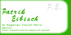 patrik eibisch business card